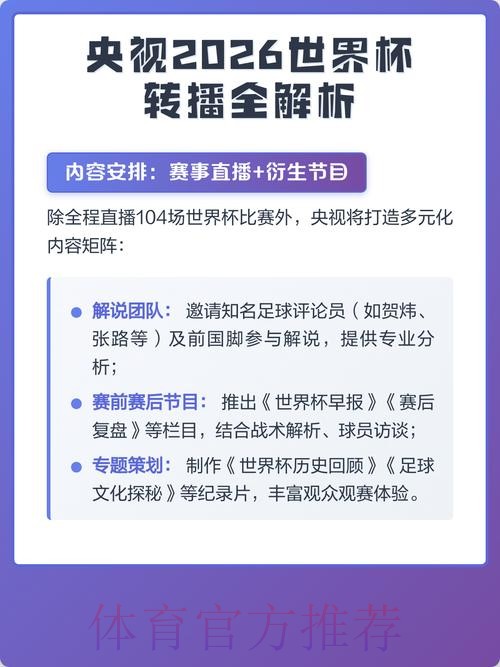 如何使用手机观看2026世界杯直播全攻略